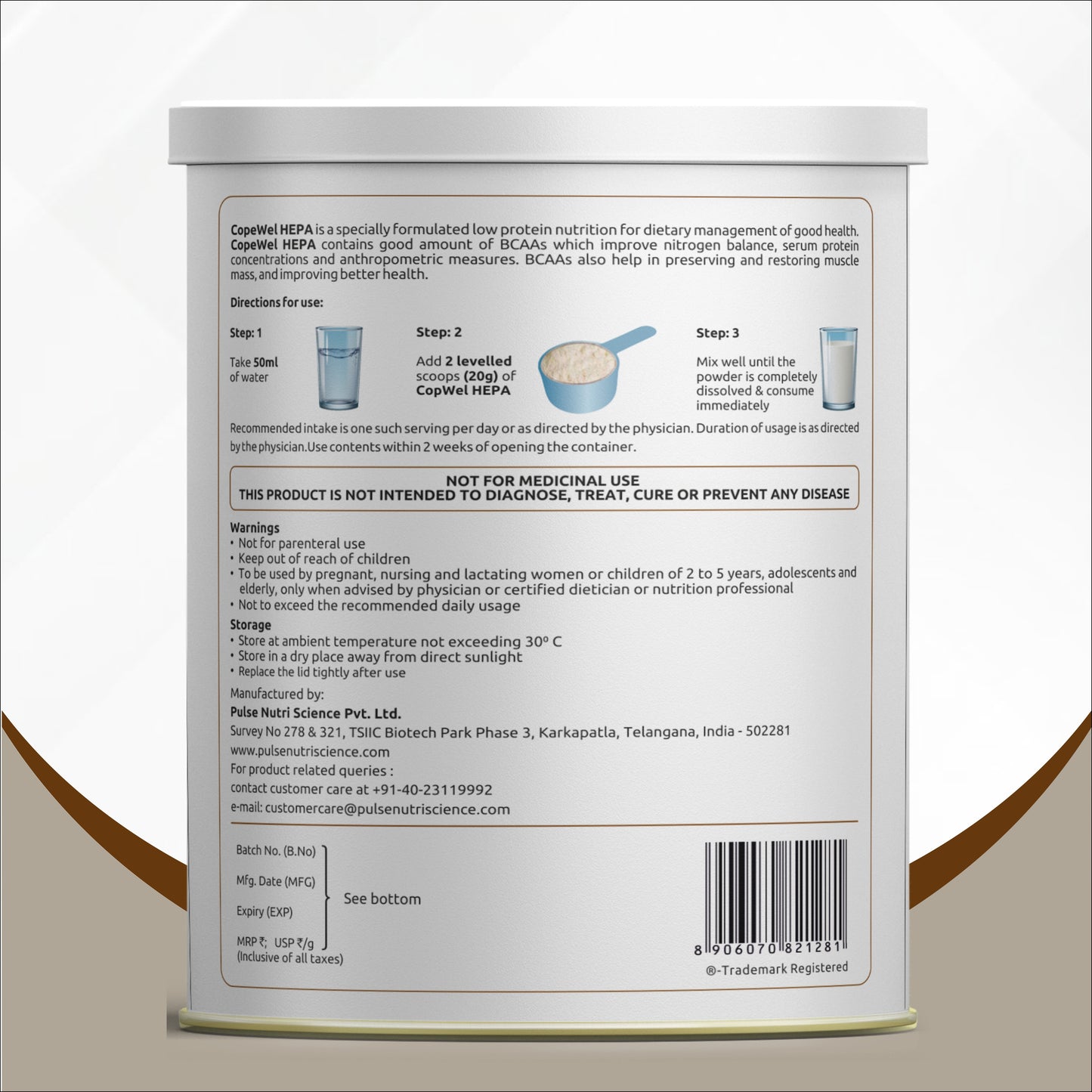 CopeWel Hepa Nutrition Powder