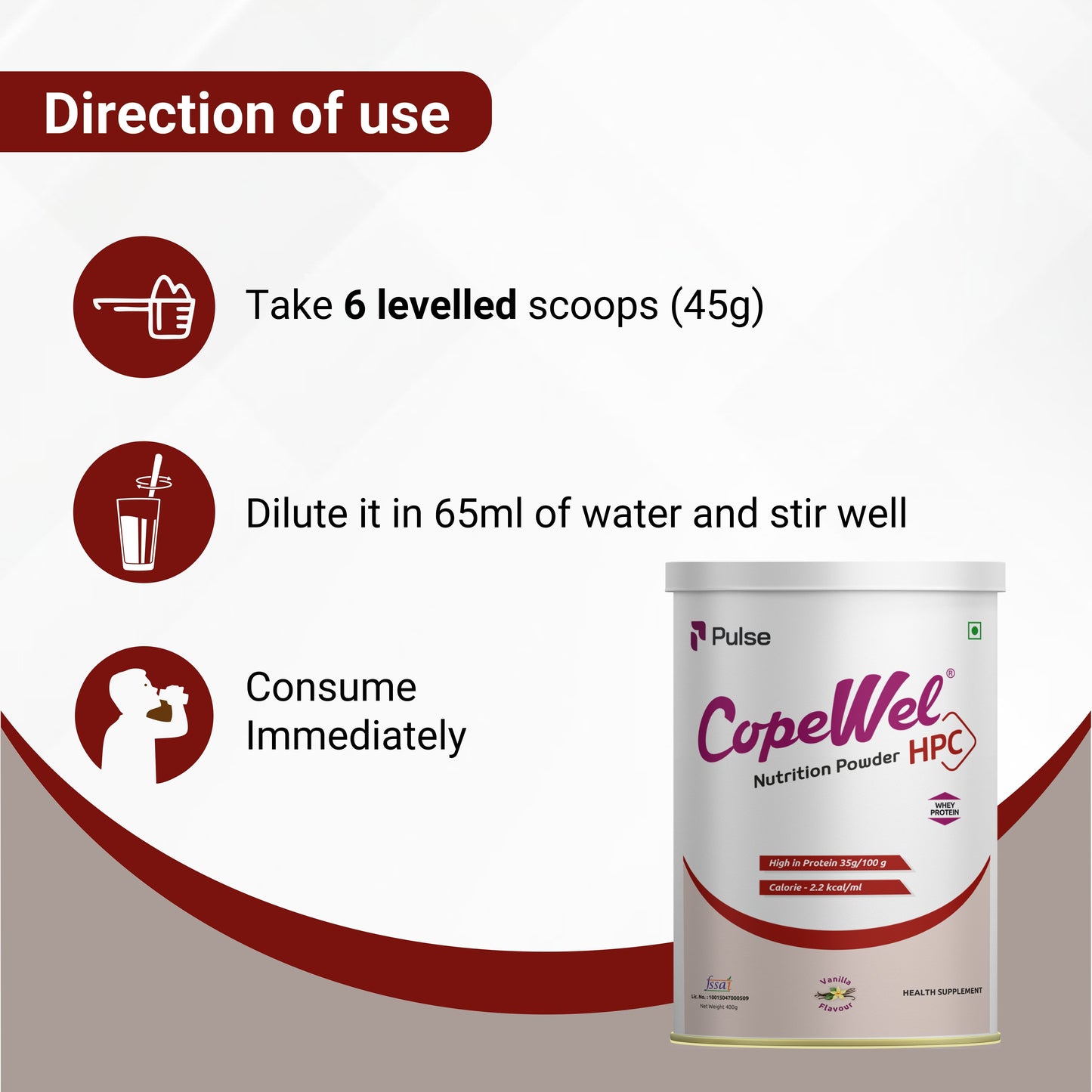 Copewel HPC High-Calorie Protein Nutrition Powder
