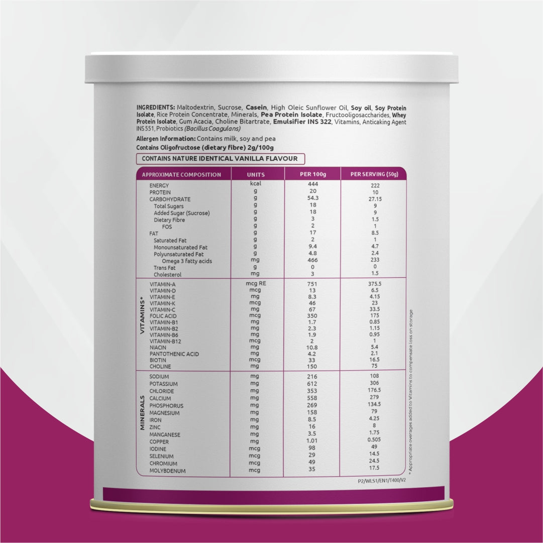 Wholesome Balanced Nutrition Supplement Powder